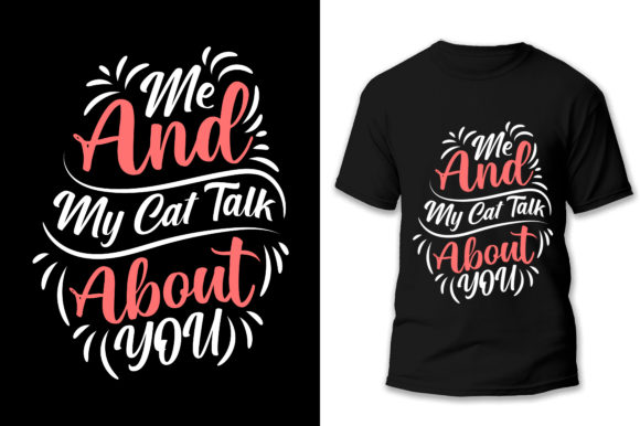Best Typography Cat T-shirt Design Review