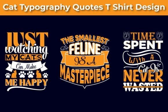 Cat Motivational Quotes T Shirt Design
