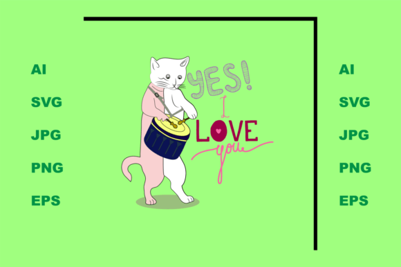 Cat Playing Drum Embroidery Design Review