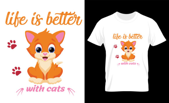 Cat T-Shirt Design 18 Review
