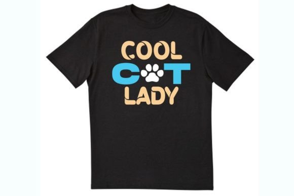 Cool Cat Lady T-shirt Design Review