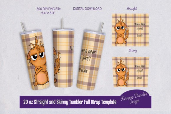 Cranky Cat Sublimation Tumbler Wrap Review