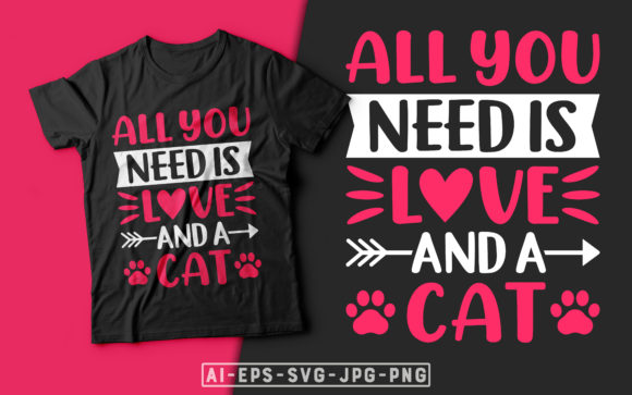 Love and Cat Valentine T-shirt Design Review
