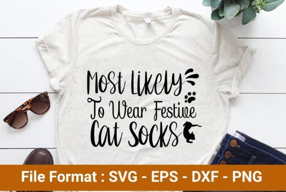 Most Likely to Wear Festive Cat Socks Review