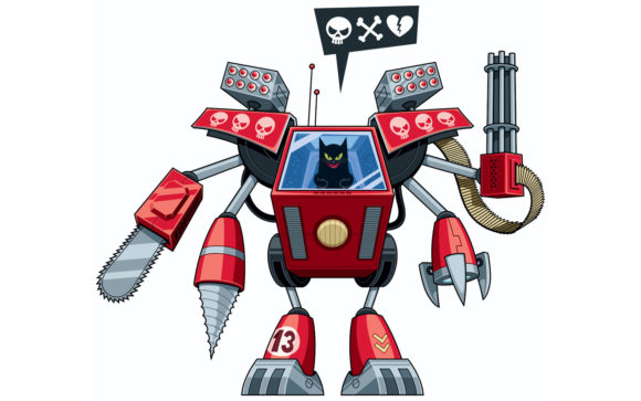 Robo-cat Embroidery Design Review