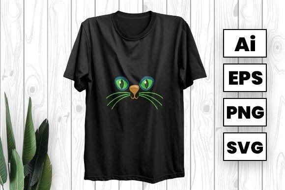 Scary Cat Eyes T-shirt Design Review